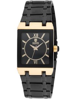 Montres Prestige Classic MPW-0253 Relógio Masculino - Movimento Quartz - Metal com Mostrador Preto - 41 mm
