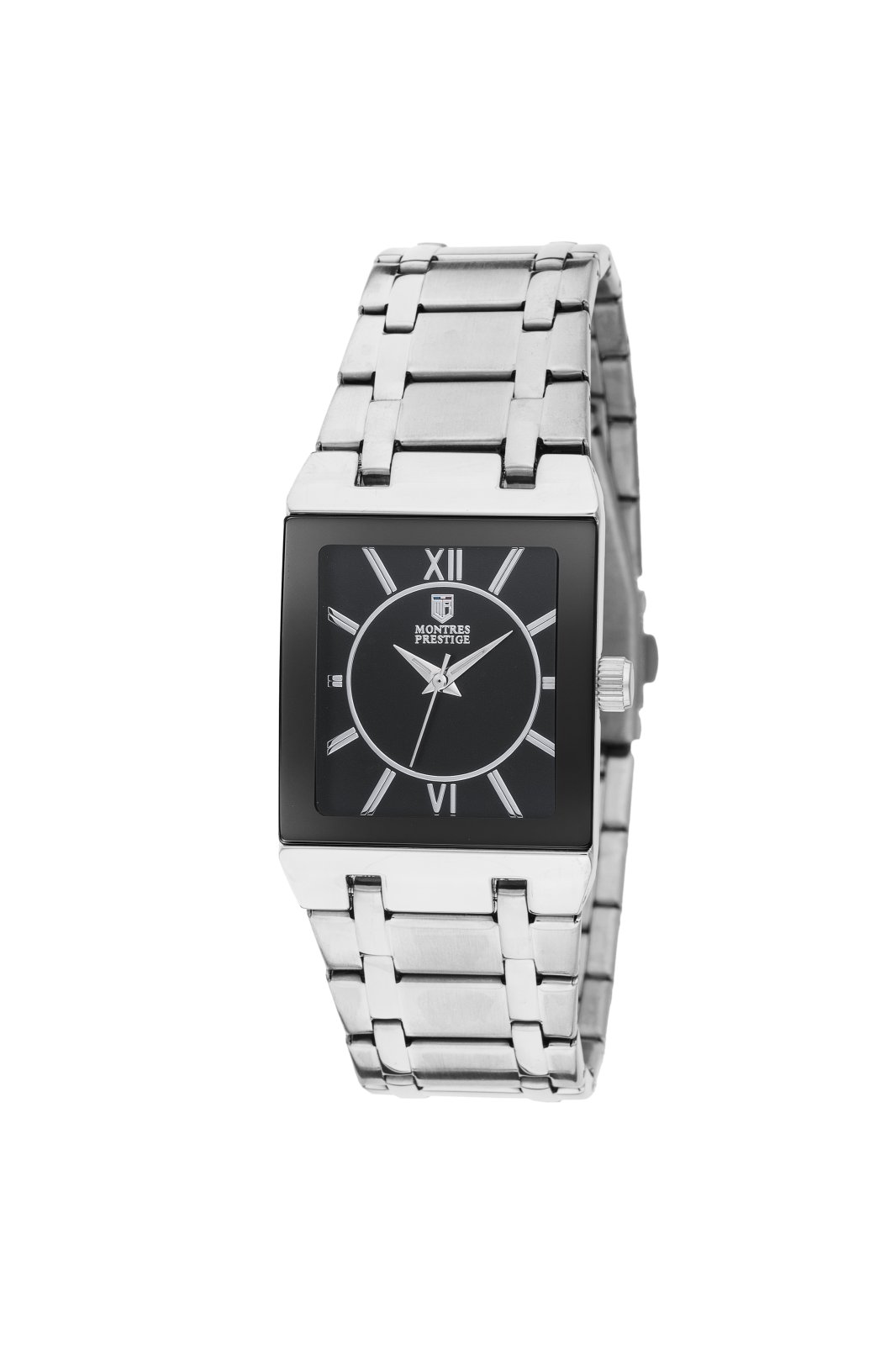 Montres Prestige Classic MPW-0254 Reloj de hombre - Movimiento de cuarzo - Metal con esfera negra - 41 mm