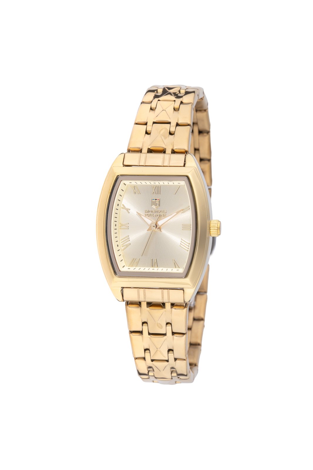 Montres Prestige Classic MPW-0255 Relógio Feminino - Movimento Quartz - Metal com Mostrador Dourado - 27 mm