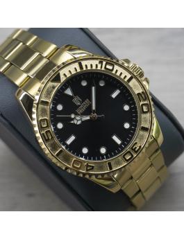 Montres Prestige Classic MPW-0263 Miesten kello - Kvartsikoneisto - Metalli mustalla kellotaululla - 43 mm