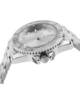 Montres Prestige Diver MPW-0266 Reloj de Hombre - Movimiento de Cuarzo - Metal con Esfera Plateada - 43 mm