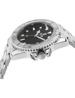 Montres Prestige Diver MPW-0267 Montre Homme - Mouvement à Quartz - Métal avec Cadran Noir - 43 mm