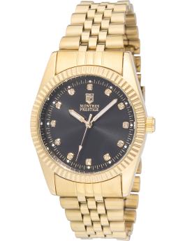 Montres Prestige MPW-0270 Γυναικείο ρολόι - Μηχανισμός Quartz - με μαύρο καντράν - 38 mm