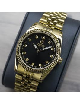 Montres Prestige MPW-0270 Дамски часовник - Кварцов механизъм - с черен циферблат - 38 мм