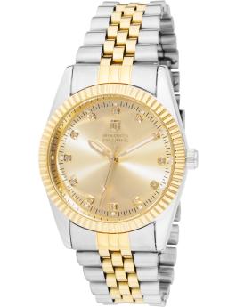 Montres Prestige Classic MPW-0271 Γυναικείο Ρολόι - Quartz Μηχανισμός - Μέταλλο με Χρυσό Καντράν - 38 mm