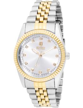 Montres Prestige MPW-0272 Γυναικείο ρολόι - Μηχανισμός Quartz - με ασημί καντράν - 38 mm