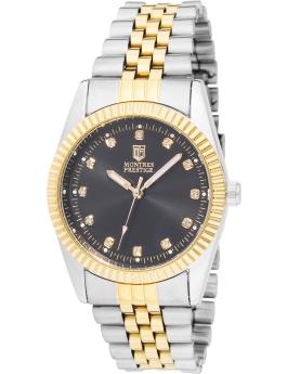 Montres Prestige Classic MPW-0273 Γυναικείο Ρολόι - Quartz Μηχανισμός - Μέταλλο με Μαύρο Καντράν - 38 mm
