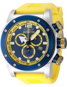 Invicta Sea Hunter 48982 Reloj de Hombre - Movimiento de Cuarzo - Acero Inoxidable con Esfera Azul - 52 mm