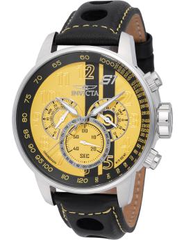 Invicta S1 Rally 48616 Relógio Masculino - Movimento de Quartzo - Aço Inoxidável com Mostrador Amarelo - 48 mm