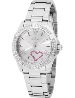 Invicta Angel 49842 Women's Watch - Quartz Movement - Stainless Steel with Silver Dial - 34 mm
