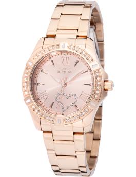 Invicta Angel 49843 Orologio da Donna - Movimento al Quarzo - Acciaio Inossidabile con Quadrante in Oro Rosa - 34 mm