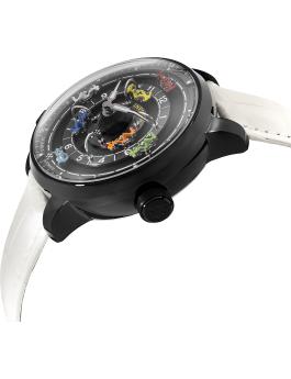 Invicta Racing 69134 Relógio Masculino - Movimento Automático - Aço Inoxidável com Mostrador Preto - 46 mm