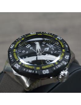 Invicta Coalition Forces 49508 Reloj de Hombre - Movimiento de Cuarzo - Acero Inoxidable con Esfera Negra - 49 mm