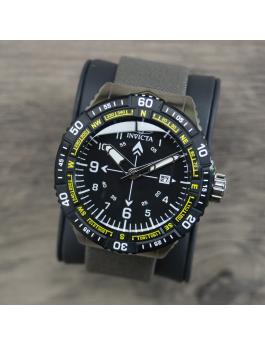 Invicta Coalition Forces 49508 Reloj de Hombre - Movimiento de Cuarzo - Acero Inoxidable con Esfera Negra - 49 mm