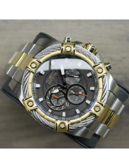 Invicta Bolt 49748 Relógio Masculino - Movimento Quartz - Aço Inoxidável com Mostrador Cinza - 52 mm