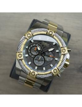 Invicta Bolt 49748 Relógio Masculino - Movimento Quartz - Aço Inoxidável com Mostrador Cinza - 52 mm