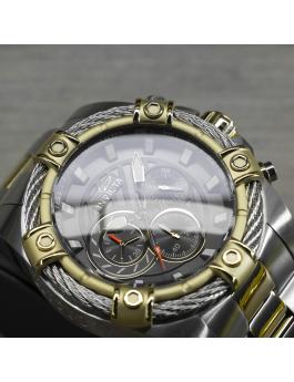 Invicta Bolt 49748 Relógio Masculino - Movimento Quartz - Aço Inoxidável com Mostrador Cinza - 52 mm