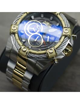 Invicta Bolt 49748 Relógio Masculino - Movimento Quartz - Aço Inoxidável com Mostrador Cinza - 52 mm