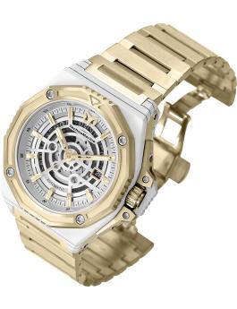 TechnoMarine Carbon Nautic TM-525004 Reloj de Hombre - Movimiento Automático - Fibra de Carbono con Esfera Blanca - 45 mm