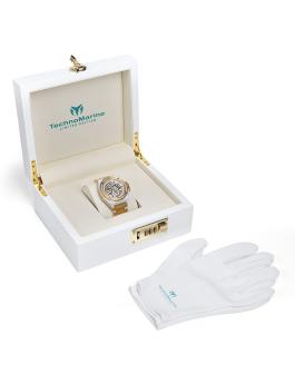 TechnoMarine Carbon Nautic TM-525004 Reloj de Hombre - Movimiento Automático - Fibra de Carbono con Esfera Blanca - 45 mm