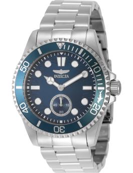 Invicta Pro Diver 49422 Men's Watch - Quartz Movement - Stainless Steel with Blue Dial - 43 mm