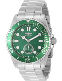 Invicta Pro Diver 49423 Men's Watch - Quartz Movement - Stainless Steel with Green Dial - 43 mm