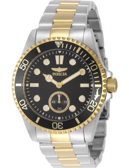 Invicta Pro Diver 49426 Men's Watch - Quartz Movement - Stainless Steel with Black Dial - 43 mm
