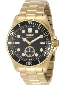 Invicta Pro Diver 49429 Men's Watch - Quartz Movement - Stainless Steel with Black Dial - 43 mm