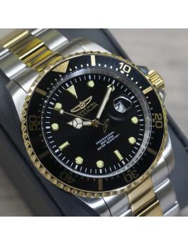 Invicta Pro Diver 22057 Reloj de Hombre - Movimiento de Cuarzo - Acero Inoxidable con Esfera Negra - 43 mm