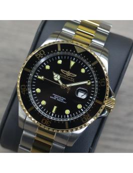 Invicta Pro Diver 22057 Reloj de Hombre - Movimiento de Cuarzo - Acero Inoxidable con Esfera Negra - 43 mm