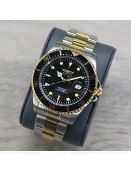Invicta Pro Diver 22057 Reloj de Hombre - Movimiento de Cuarzo - Acero Inoxidable con Esfera Negra - 43 mm