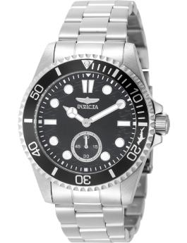 Invicta Pro Diver 49431 Herren Uhr - Quartz Bewegung - Edelstahl mit Grauem Zifferblatt - 43 mm