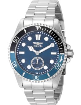 Invicta Pro Diver 49432 Men's Watch - Quartz Movement - Stainless Steel with Blue Dial - 43 mm