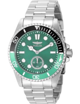 Invicta Pro Diver 49433 Men's Watch - Quartz Movement - Stainless Steel with Green Dial - 43 mm