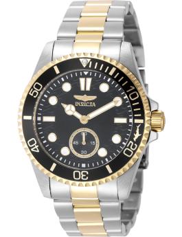 Invicta Pro Diver 49434 Reloj de Hombre - Movimiento de Cuarzo - Acero Inoxidable con Esfera Gris - 43 mm