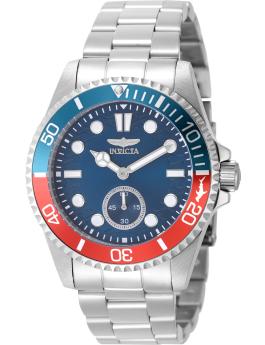 Invicta Pro Diver 49436 Men's Watch - Quartz Movement - Stainless Steel with Blue Dial - 43 mm