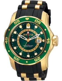 Invicta Pro Diver - SCUBA 6994 Men's Watch - Quartz Movement - Stainless Steel with Green Dial - 48 mm