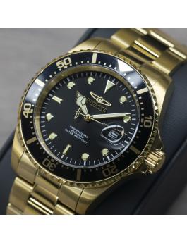 Invicta Pro Diver 22062 Reloj de Hombre - Movimiento de Cuarzo - Acero Inoxidable con Esfera Negra - 43 mm