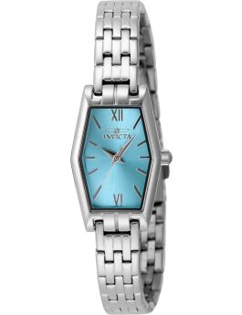 Invicta Angel 49063 Reloj de Mujer - Movimiento de Cuarzo - Acero Inoxidable con Esfera Azul - 20 mm