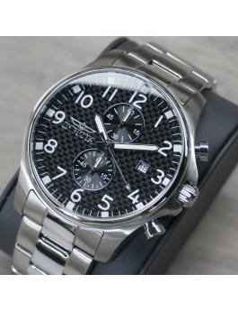 Invicta Specialty 0379 Montre Homme - Mouvement Quartz - Acier Inoxydable avec Cadran Noir - 48 mm