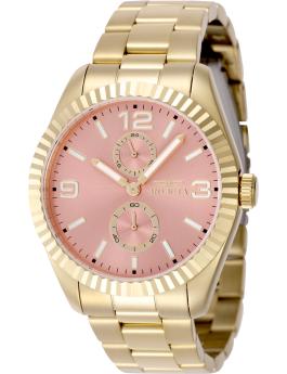 Invicta Specialty 49531 Men's Watch - Quartz Movement - Stainless Steel with Rose Gold Dial - 43 mm
