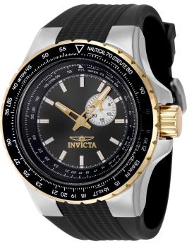Invicta Aviator 49718 Rel&oacute;gio Masculino - Movimento Quartz - A&ccedil;o Inoxid&aacute;vel com Mostrador Cinza - 50 mm