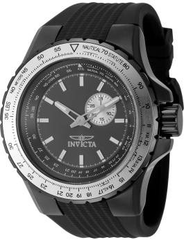 Invicta Aviator 49720 Rel&oacute;gio Masculino - Movimento Quartz - A&ccedil;o Inoxid&aacute;vel com Mostrador Cinza - 50 mm