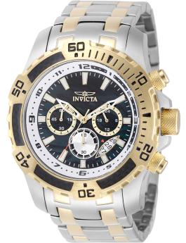 Invicta Pro Diver - SCUBA 49852 Men's Watch - Quartz Movement - Stainless Steel with Black Dial - 51 mm