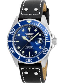 Invicta Pro Diver 22068 Men's Watch - Quartz Movement - Stainless Steel with Blue Dial - 43 mm
