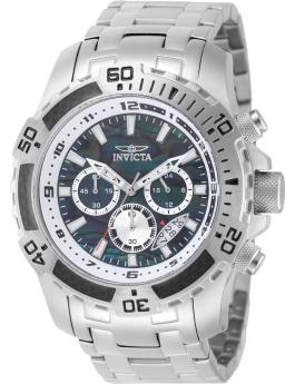 Invicta Pro Diver - SCUBA 49853 Men's Watch - Quartz Movement - Stainless Steel with Black Dial - 51 mm