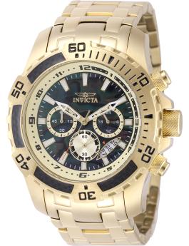 Invicta Pro Diver - SCUBA 49854 Men's Watch - Quartz Movement - Stainless Steel with Black Dial - 51 mm