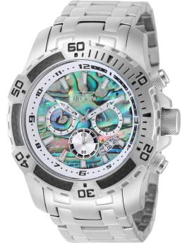 Invicta Pro Diver - SCUBA 49855 Men's Watch - Quartz Movement - Stainless Steel with Blue Dial - 51 mm