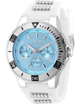 Invicta Aviator 49891 Women's Watch - Quartz Movement - Stainless Steel with Blue Dial - 38 mm