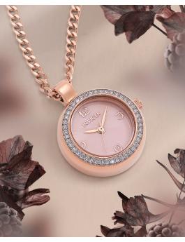 Invicta Mini 49933 Damenarmbanduhr - Quarzwerk - Edelstahl mit Zifferblatt in Roségold - 22 mm